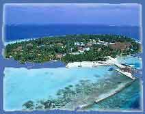 Blick auf die Malediven