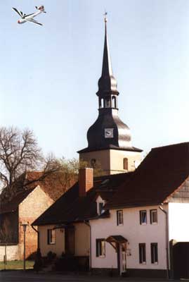 Die Bonifatius-Kirche;  1449 erstmalig genannt